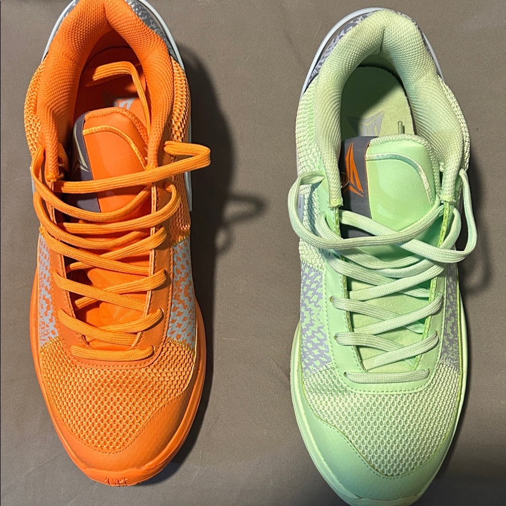 Nike Dual-Tone Orange and Mint Sneakers ja morant - Picture 3 of 7